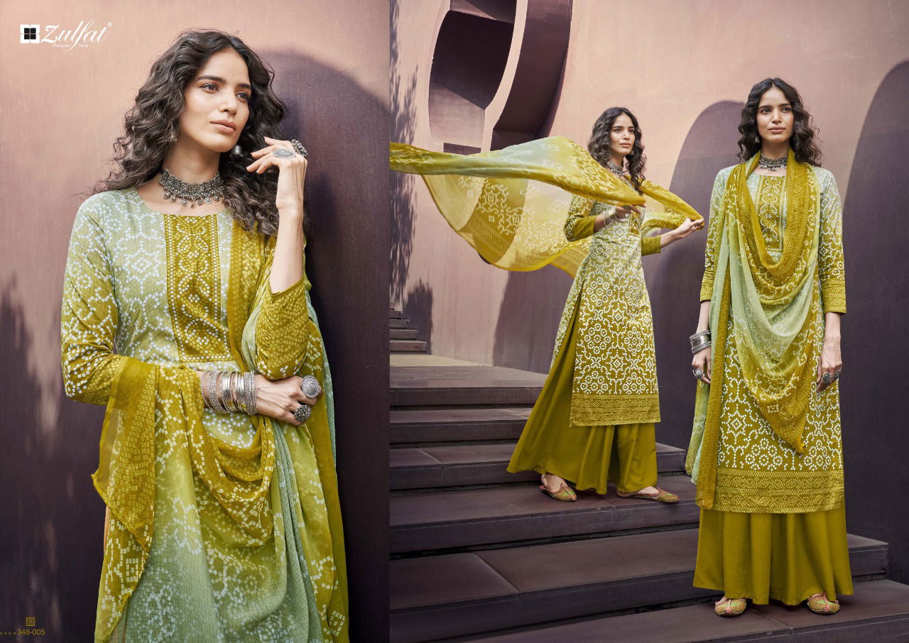 Zulfat Summer Queen Latest Fancy Designer Festive Wear Pure Cotton Digital Printed Dress Material 